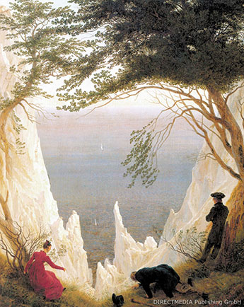 Das berühmte Kreidefelsen-Bild von Caspar David Friedrich